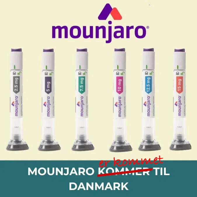 Mounjaro® medicinpenne til diabetesbehandling er nu tilgængelige i Danmark